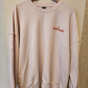 Wild Fable Pink Sweatshirt with Red Print